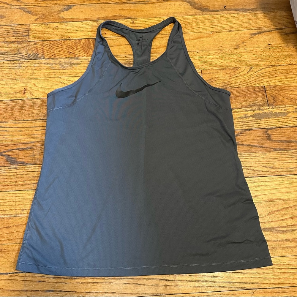 nike gray tank top